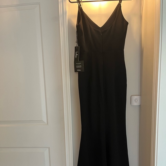 Lulus NWT Infinite Glory Black Maxi S - Picture 5 of 5